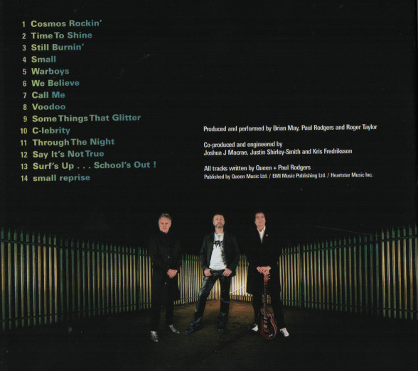 Queen And Paul Rodgers  The Cosmos Rocks : CD & DVD Edition : Booklet 3